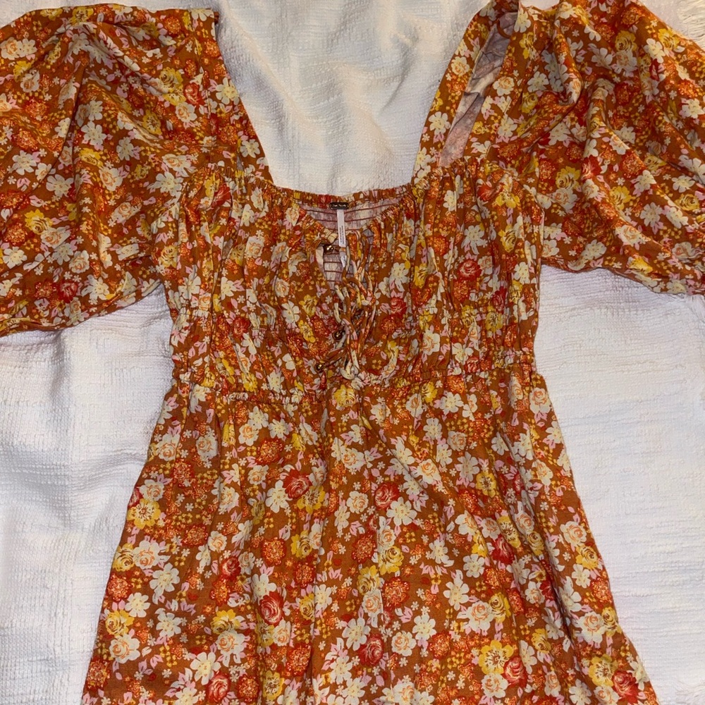 Free People Floral Romper